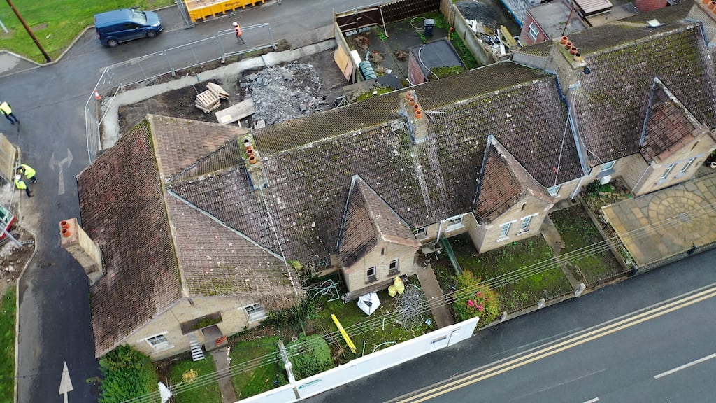 The houses on Portrane Avenue were owned by the HSE and were previously used to house workers from the nearby St Ita’s psychiatric hospital