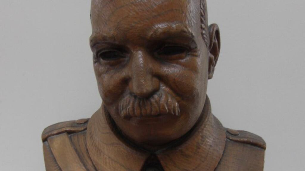 Enigmatic smile: the bust of James Connolly by Hilary Heron. Photograph: Royal Irish Academy