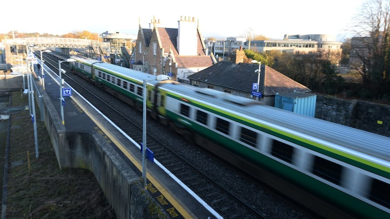 Sallins is a 20-minute train journey away from the city centre. Photograph: Alan Betson / The Irish Times