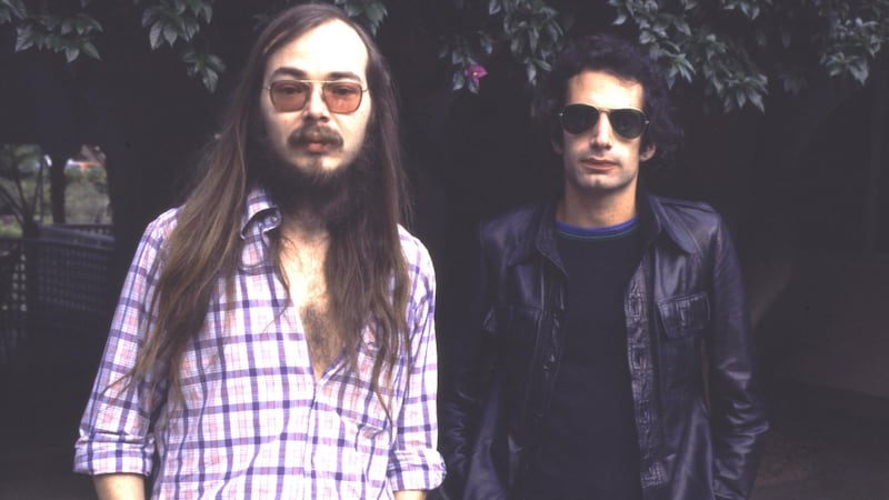 Walter Becker and Donald Fagen of Steely Dan in 1977. Photograph: Chris Walter/WireImage