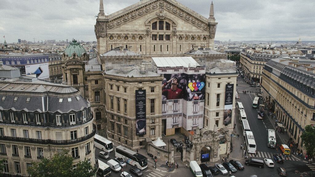 The Grand Opera in Paris: the Parisians estimate their cost would be about $7 billion, a bargain-basement amount by Olympics standards. Photograph: Dmitry Kostyukov/The New York Times