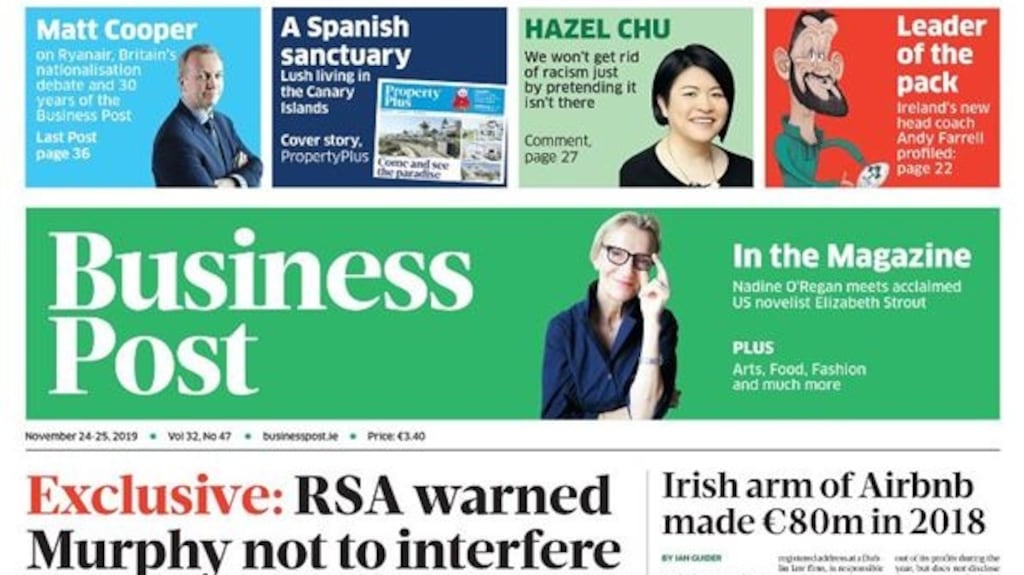 Pretax losses at the holding company in the Business Post group narrowed slightly in 2020.