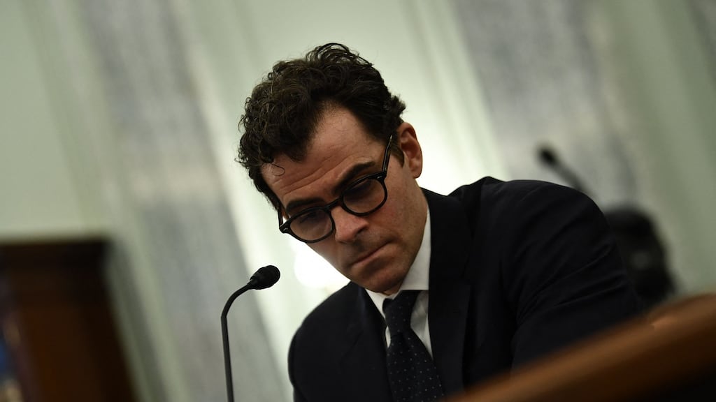 Instagram CEO Adam Mosseri testifies at a US Senate hearing in Washington, on December 8th after reports based on leaked internal research showed the photo-sharing app could harm its young users. Photograph: Brendan Smialowski/AFP via Getty