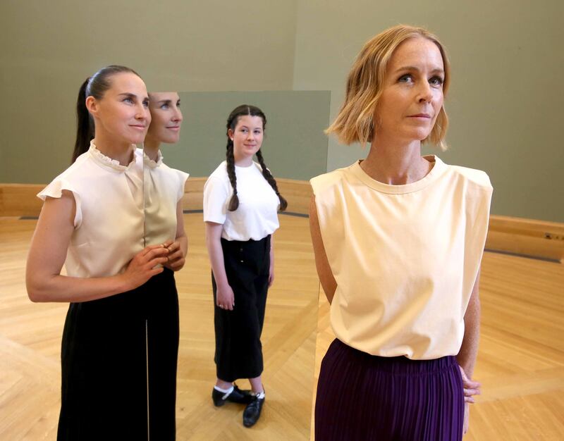 Marion Cronin, Maron Shanks and Jean Butler in What We Hold, Dublin Theatre Festival 2022 in City Assembly House. Photograph: Mark Stedman