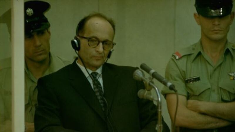 Adolf Eichmann at his trial in Jerusalem in 1961. Photograph: Gjon Mili/The Life Picture Collection/Getty Images
