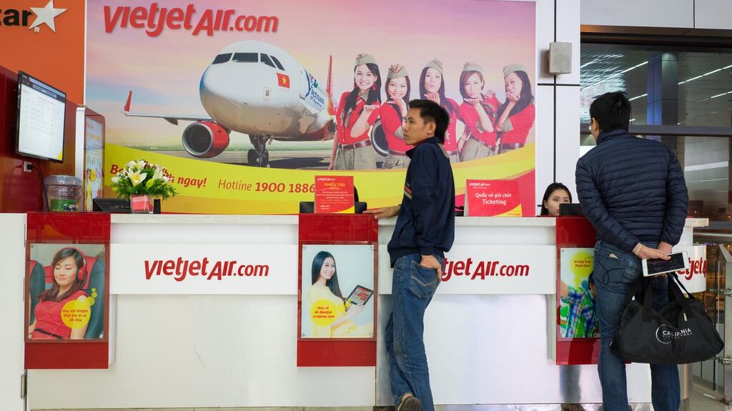 VietJet has grown quickly, taking market share from Vietnam Airlines. Photograph: iStock
