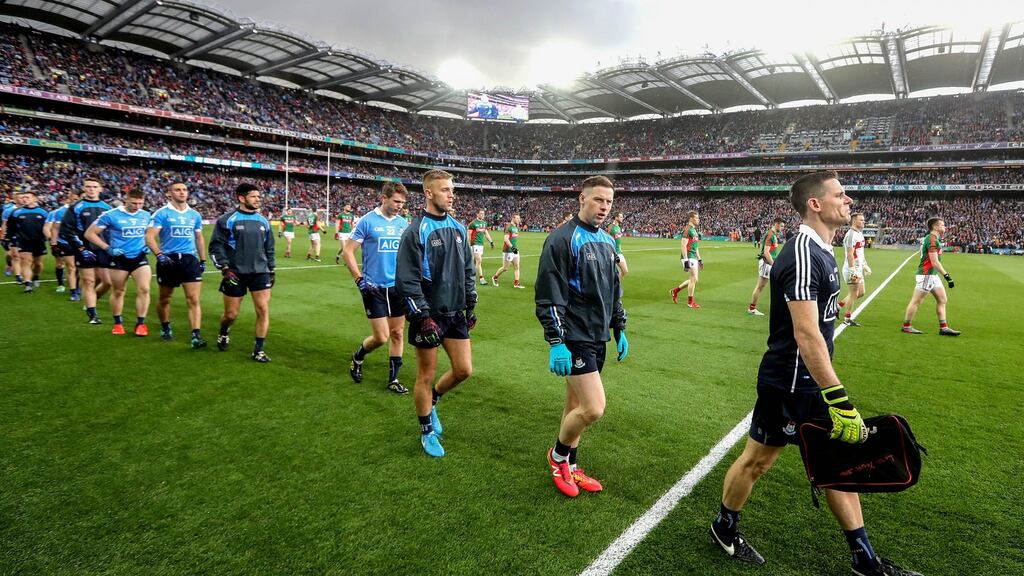 Stephen Cluxton: one of the 11 players nominated from back-to-back All-Ireland champions Dublin. Photograph: Ryan Byrne/Inpho