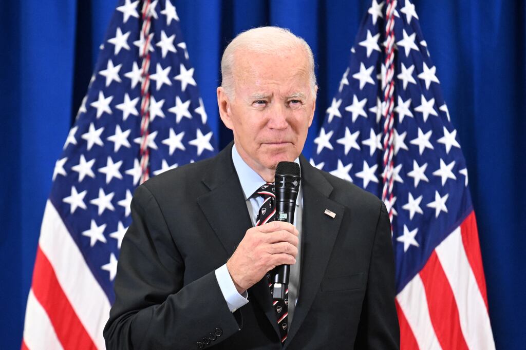 US president Joe Biden: he has repeatedly said he will not support any steps taken by the UK government that weaken the Belfast Agreement, and any special envoy is likely to adopt a similar approach to negotiations. Photograph: Jim Watson/AFP