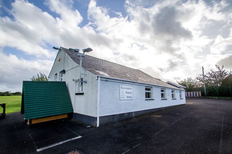 Ballyhackett Primary School near Castlerock in Co Derry. Photograph: Steven McAuley