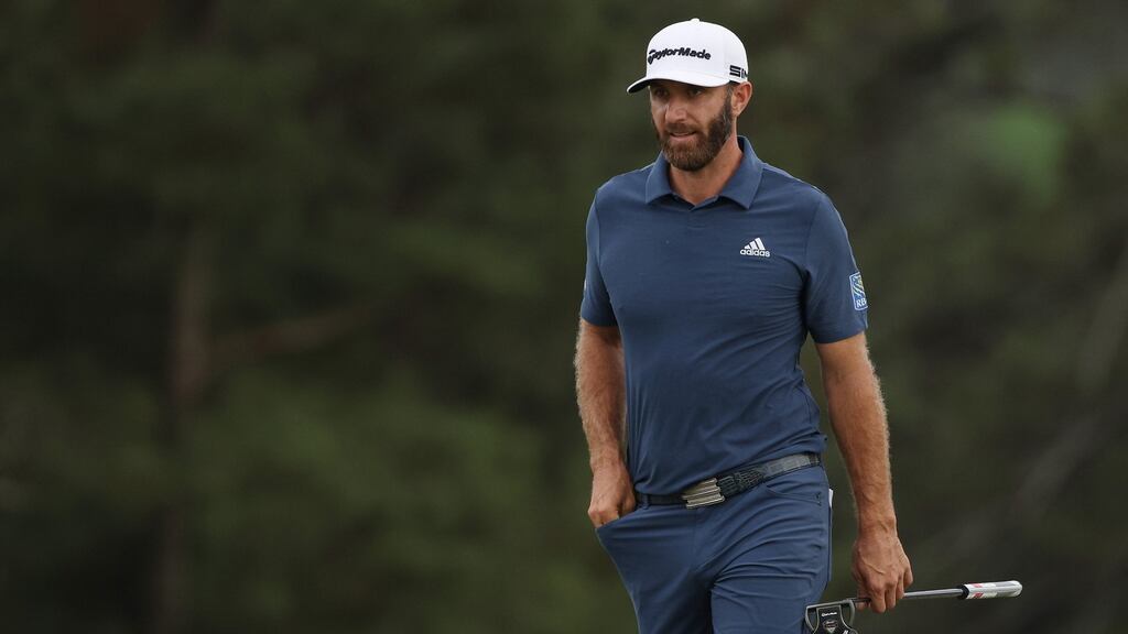 Dustin Johnson is looking to get over his missed cut at The Masters at the RBC Heritage in South Carolina. Photograph: Kevin C Cox/Getty Images