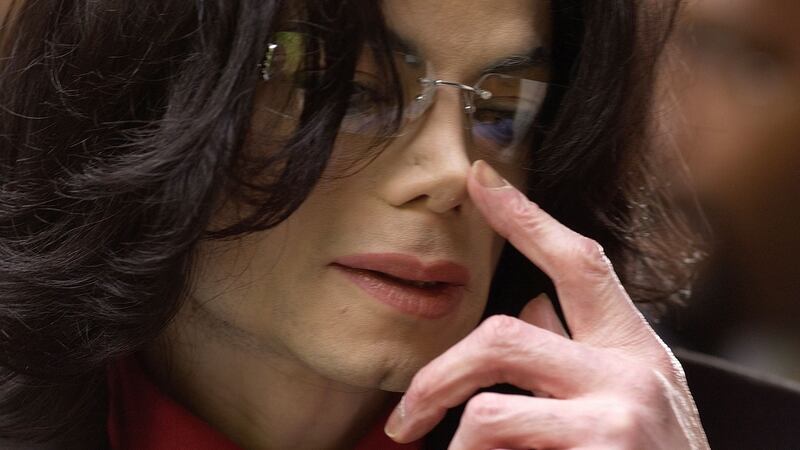 Michael Jackson at his trial in 2005. Photograph: Aaron Lambert/Reuters