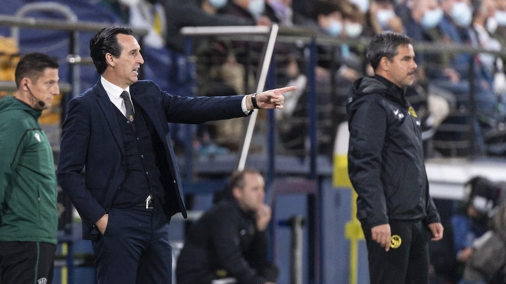 Unai Emery now looks likely to remain as Villareal manager. Photo: Jean-Christophe Bott/EPA