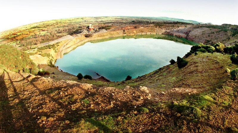 The Silvermines lower reservoir. Photograph: David Sleator