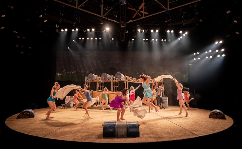 South Pacific dance scene. Photograph: Johan Persson