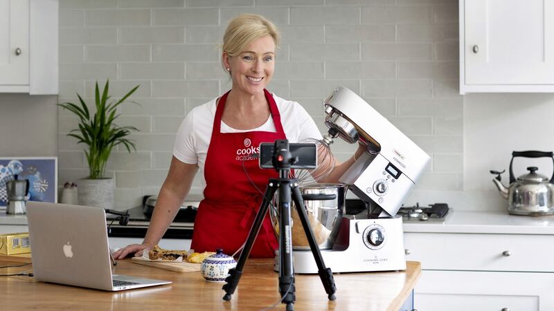 At Cooks Academy, Vanessa Greenwood has been juggling moving online while still running the classes, at reduced capacity, in her Dublin kitchen.