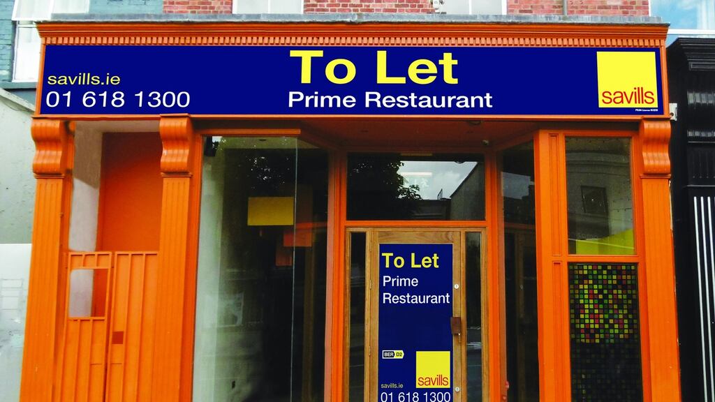 The former Rio Rodizio restaurant in Ranelagh village: up for rent at €135,000 annually.