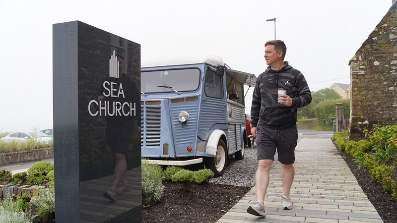 A pit stop for a coffee at Sea Church, on Ballycotton’s Main Street