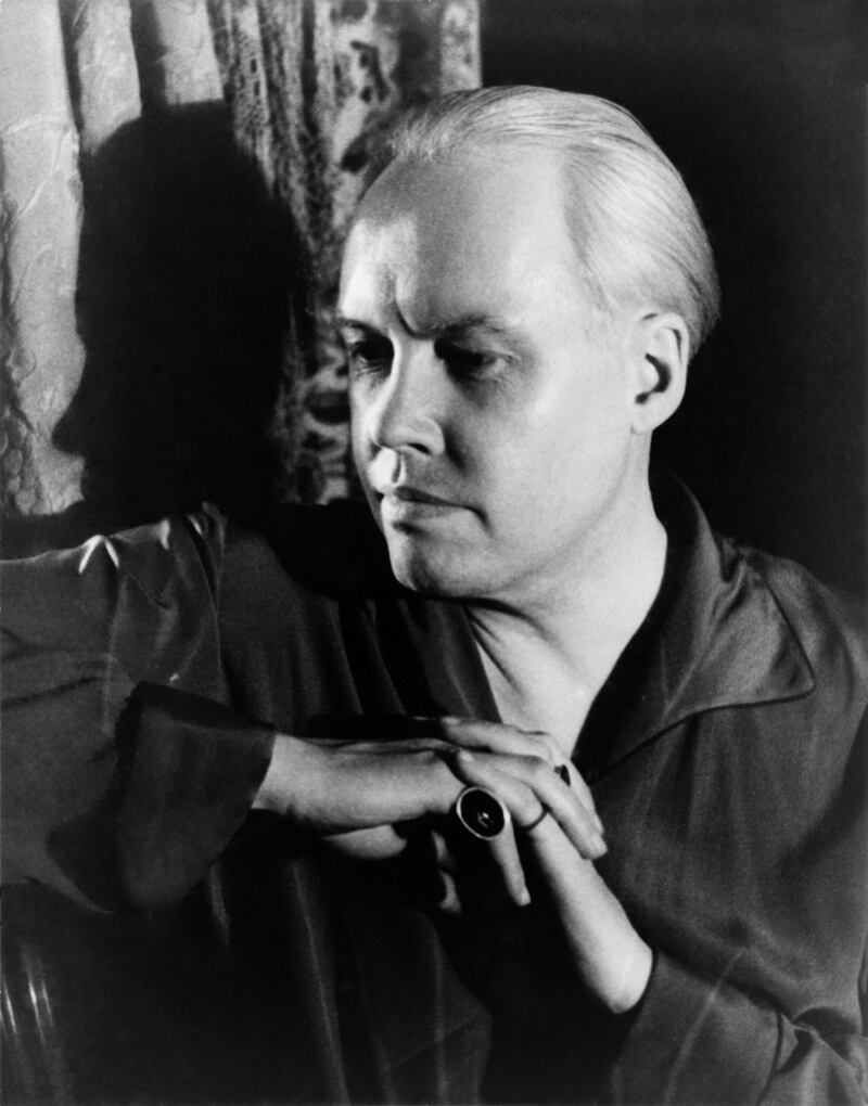 Self portrait of photographer Carl Van Vechten,  April 1934: his homosexuality was an open secret throughout much of his life