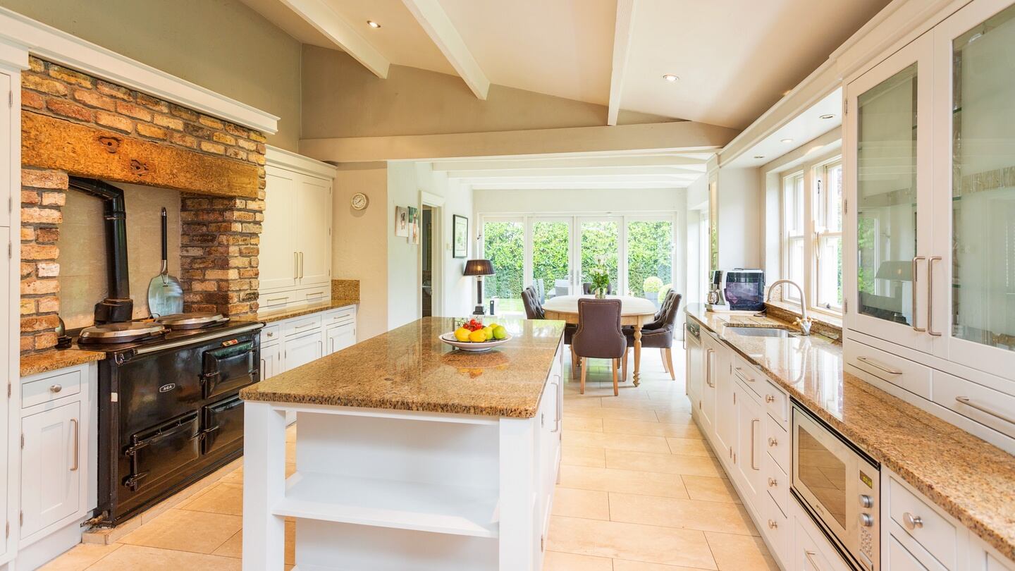 The kitchen at 31 Park Avenue, Dublin 4