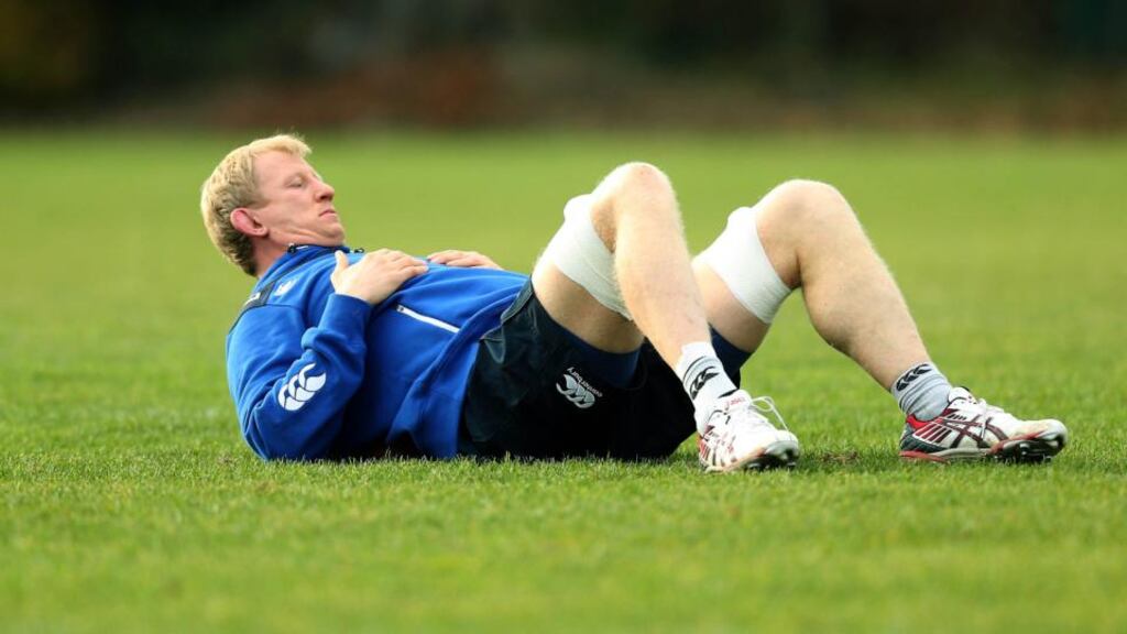 Leo Cullen during Leinster training earlier this week. Photograph: Donall Farmer/Inpho