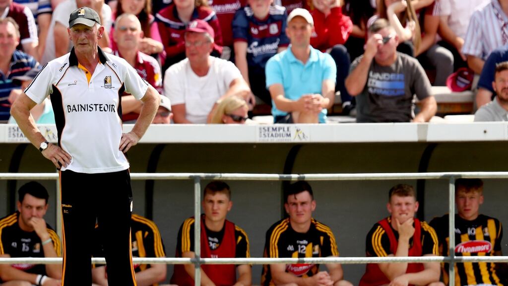 Kilkenny manager Brian Cody: a win against Limerick at Semple Stadium will secure his team an All-Ireland semi-final place. Photograph: James Crombie/Inpho