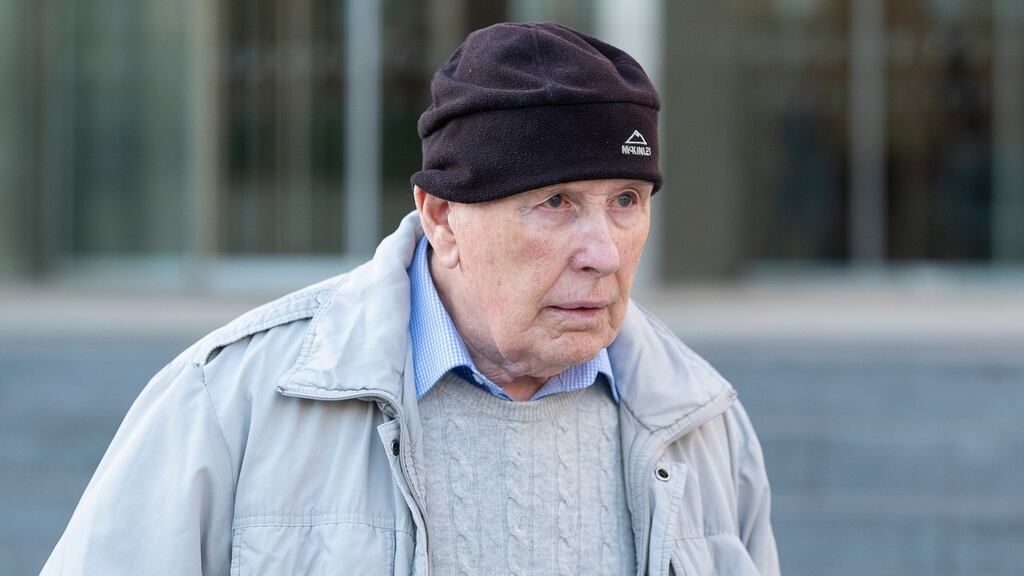 Michael Shine (86), of Ballsbridge, Dublin, has pleaded not guilty at Dublin Circuit Criminal Court to 13 charges of indecent assault. Photograph: Collins Courts.