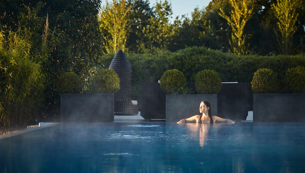 Explore scenic walking trails before diving into the outdoor infinity pool at Farnham Estate, Co Cavan
