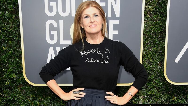 Connie Britton on the red carpet. Photograph: Frazer Harrison/Getty Images