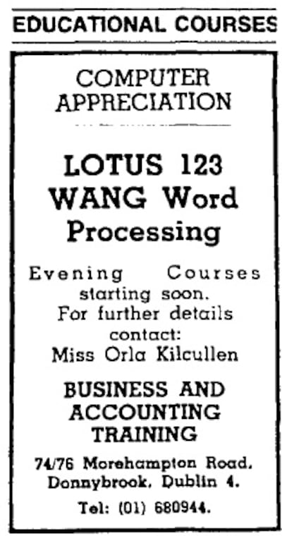 The Irish Times, February 24th, 1988