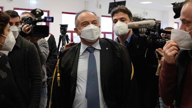Italian anti-mafia prosecutor Nicola Gratteri. Photograph: Gianluca Chininea/AFP via Getty Images