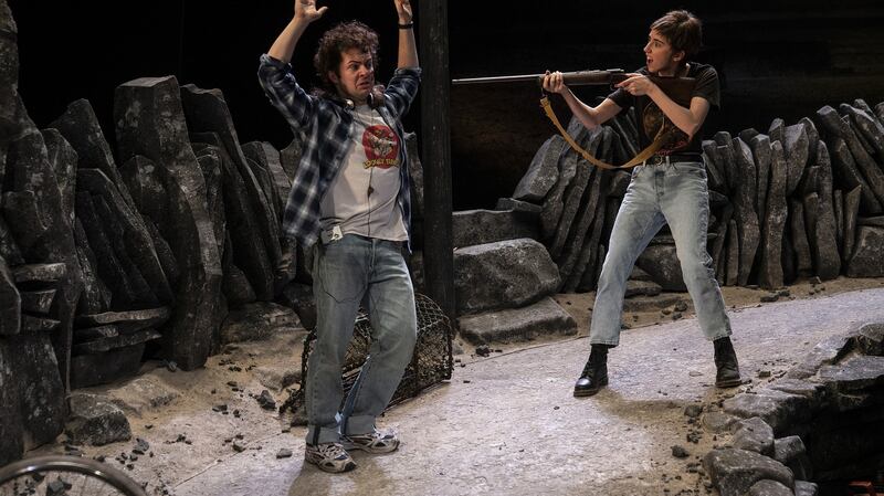Alex Murphy, Aisling Kearns in The Lieutenant of Inishmore. Photograph: Patrick Redmond