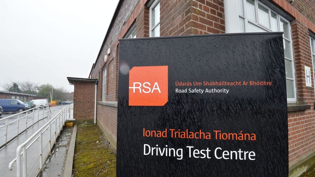 Windows must remain open during driving tests to create natural ventilation in the car to reduce the risk of spreading Covid-19. File photograph: Alan Betson