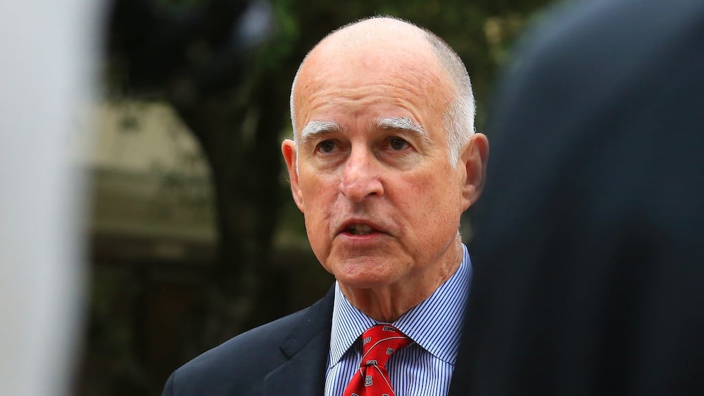 California governor Jerry Brown claimed Ireland’s ‘creative accounting’ had lured computing giant Apple. Photograph: Jim Wilson/The New York Times