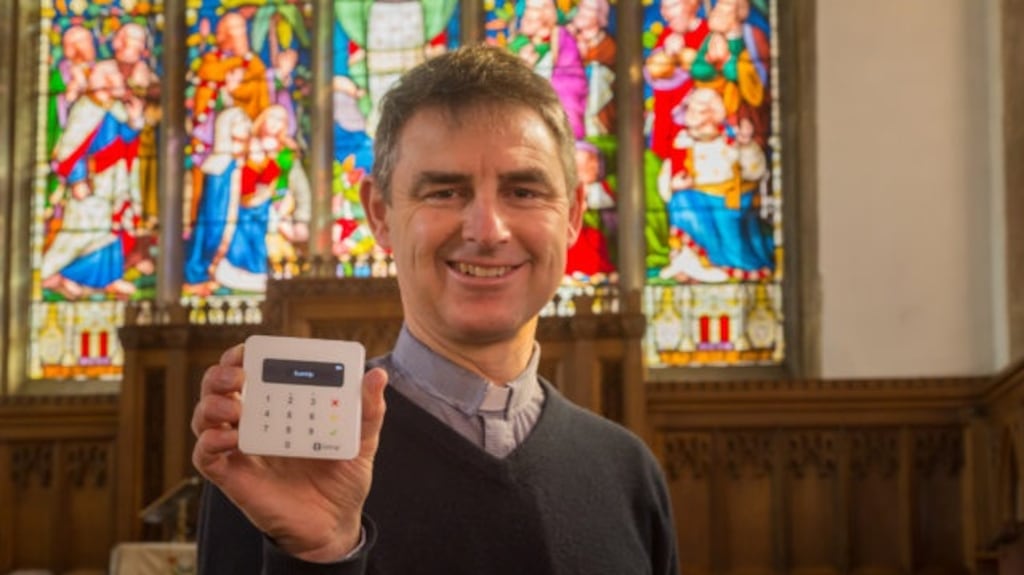 The Church of England introduced contactless payment terminals in its more than 16,000 churches, cathedrals and religious sites with the aim of making portable card readers available. Photograph: Chris Marsh