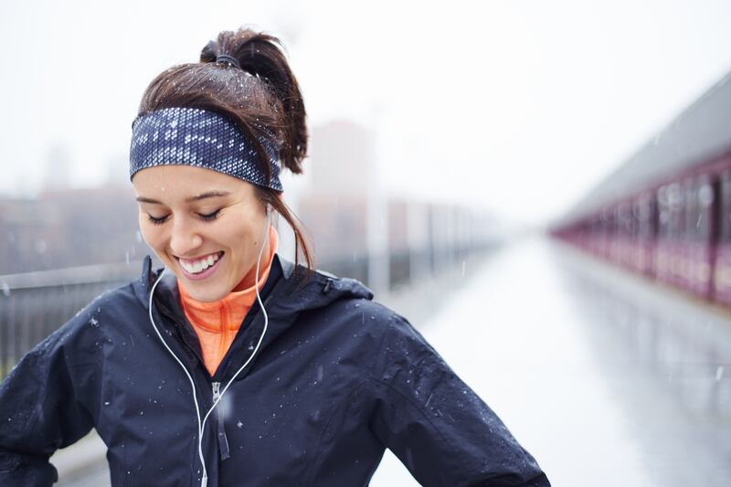 'Running in the rain can be very liberating, it is just the hanging about before a run in the rain that can feel miserable.' Photograph: Getty