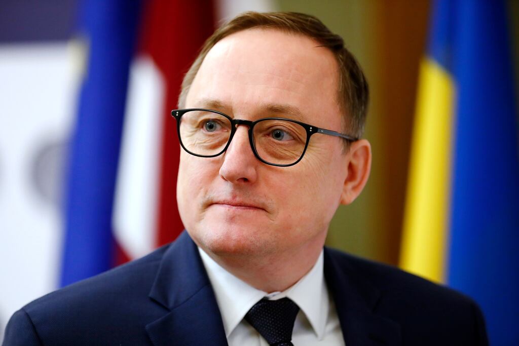 It’s unclear how quickly underlying inflation will retreat, the head of Latvia’s central bank, Martins Kazaks, said. Photograph: Toms Kalnins/EPA