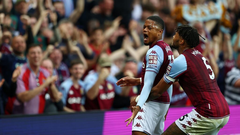 Leon Bailey’s second-half cameo inspired Aston Villa to victory over Everton. Photograph: Michael Steele/Getty