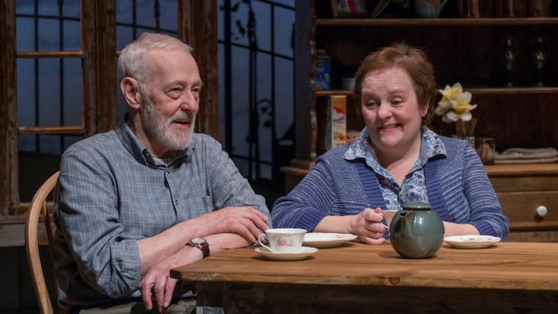 John Mahoney and Penny Slusher in Chapatti