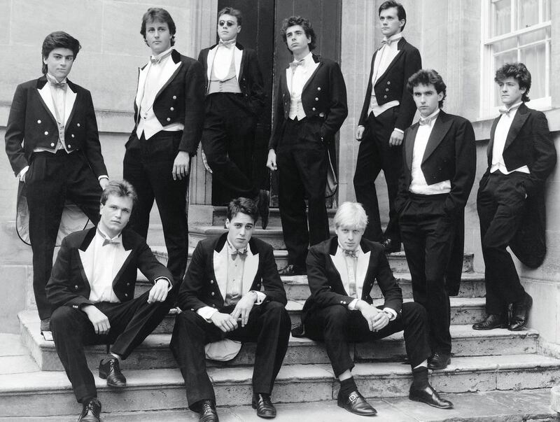 The Oxford Bullingdon Club featuring Boris Johnson and David Cameron