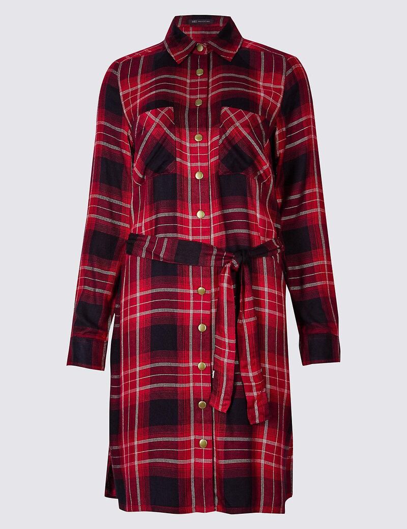 Shirt dress €54, Marks and Spencer