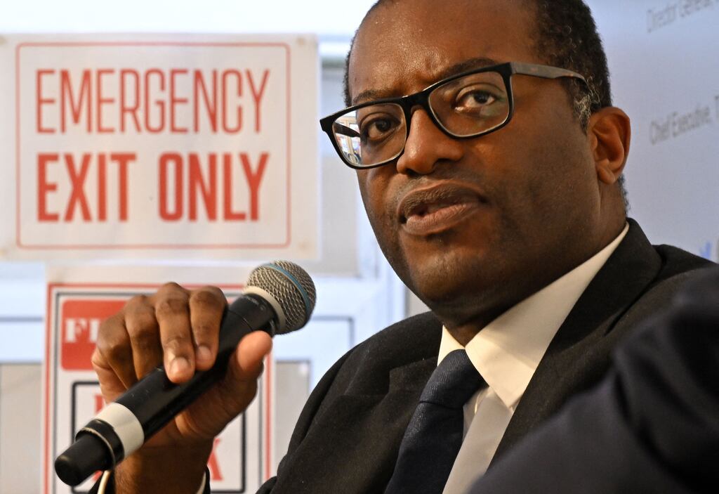 British chancellor Kwasi Kwarteng has cut short his visit to the International Monetary Fund. File photograph: OLI SCARFF/AFP via Getty Images