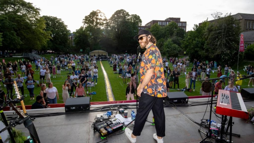 Prof Paul Moynagh says this summer’s pilot events, such as the concert at the Iveagh Gardens that took place in June, had been pointless as they were set up with no risk. Photograph: Tom Honan