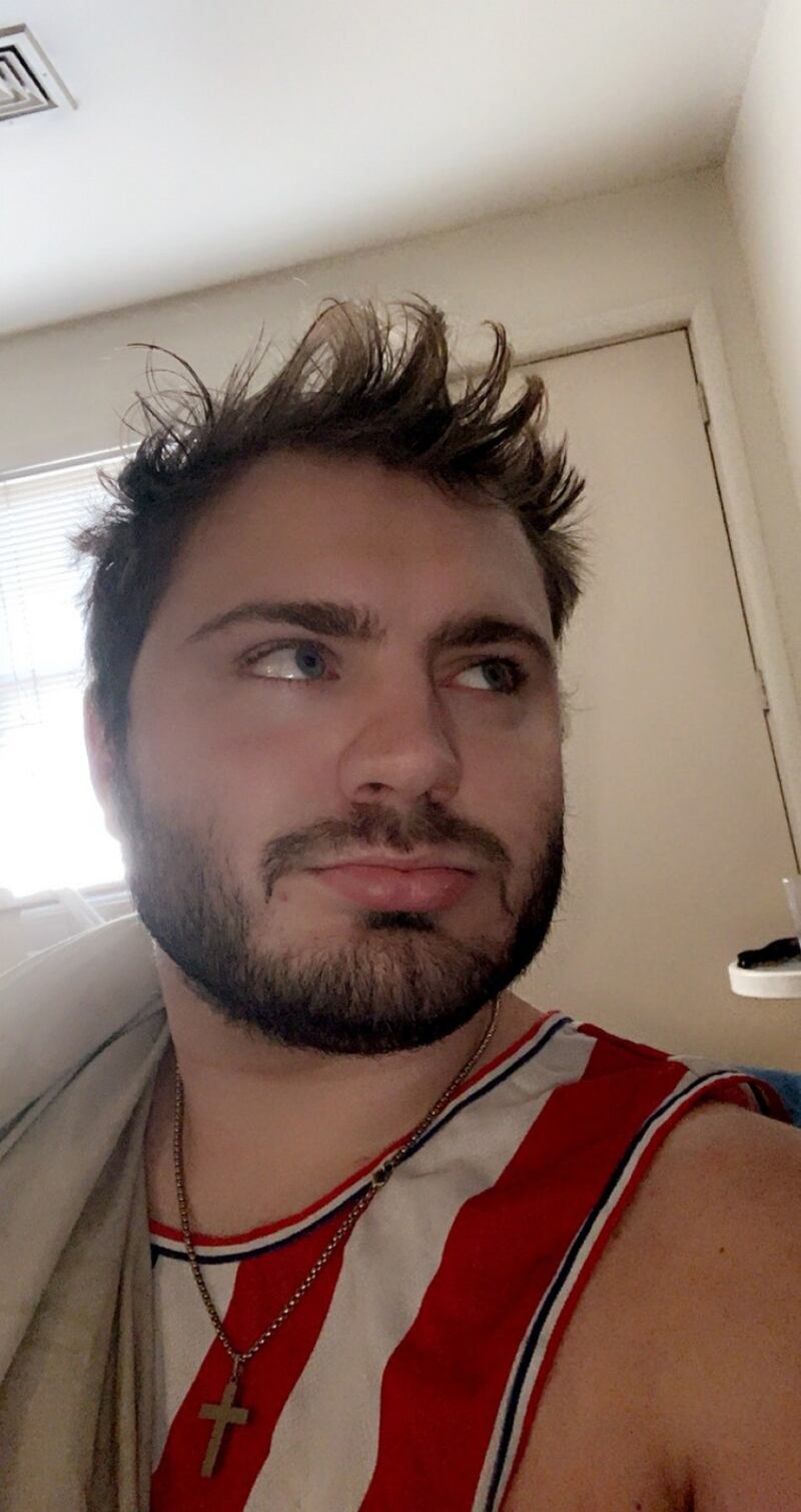 An undated selfie provided by Josh Hall. The 21-year-old food-delivery driver in Mechanicsburg, Pennsylvania spent almost a year impersonating political figures and their families on Twitter. Photograph: Josh Hall via The New York Times