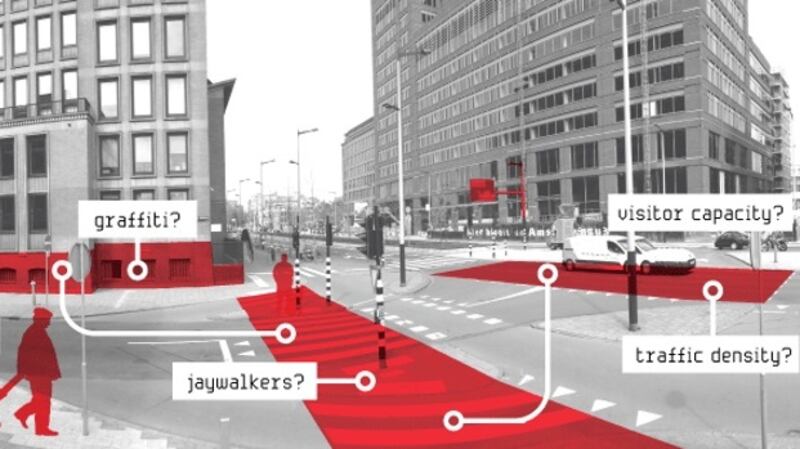 Everything was counted: the traffic; public transport options; pedestrians and cyclists; water, gas, and electricity connections; businesses; where people stopped for a chat or coffee.