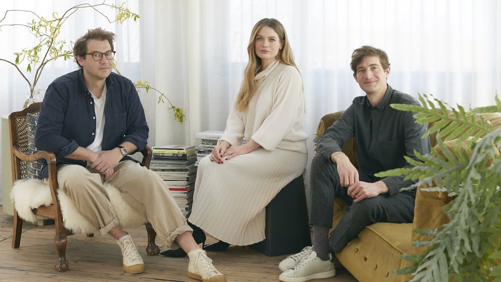 Gifting platform &Open founders Jonathan Legge, Ciara Flood and Mark Legge.