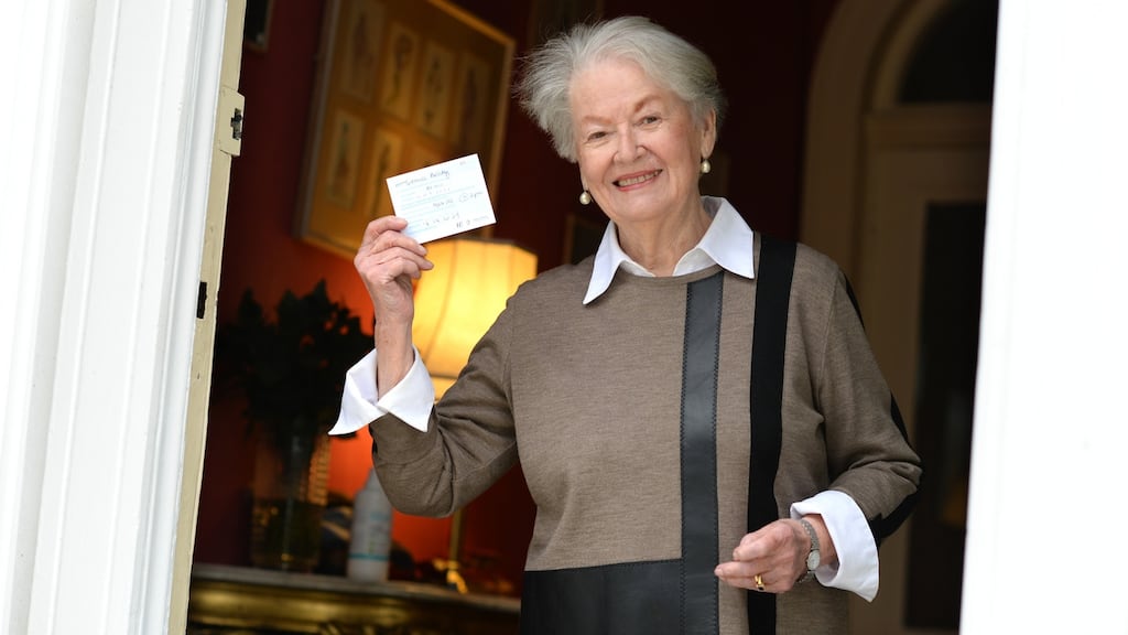 Former minister for education Gemma Hussey at her home in Dublin. Photograph: Dara Mac Dónaill