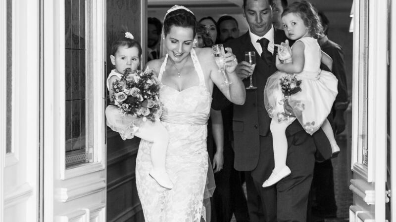 Our wedding story: It started with a kiss... won in a pool game