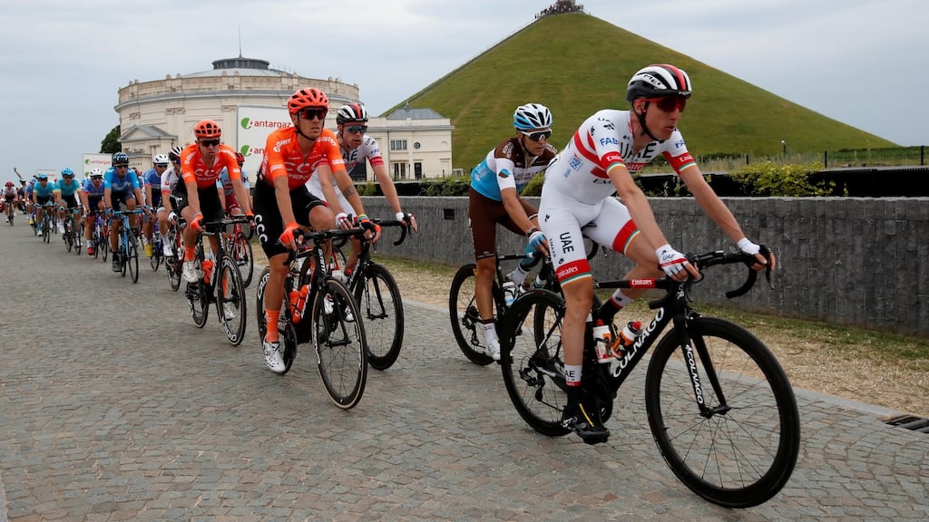 UAE Team Emirates rider Dan Martin moved up two places after the fourth stage of the Tour de France on Tuesday. Photo: Christian Hartmann/Reuters