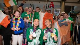 ‘Paris is next’: Medal-winning Irish runners get heroes’ welcome at Dublin Airport