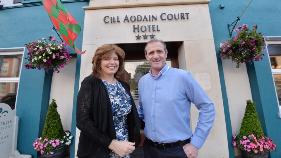 Welcome addition: Jacqui Salome and PJ Staide, who have reopened the Cill Aodáin Court Hotel in Kiltimagh. Photograph: Alan Betson